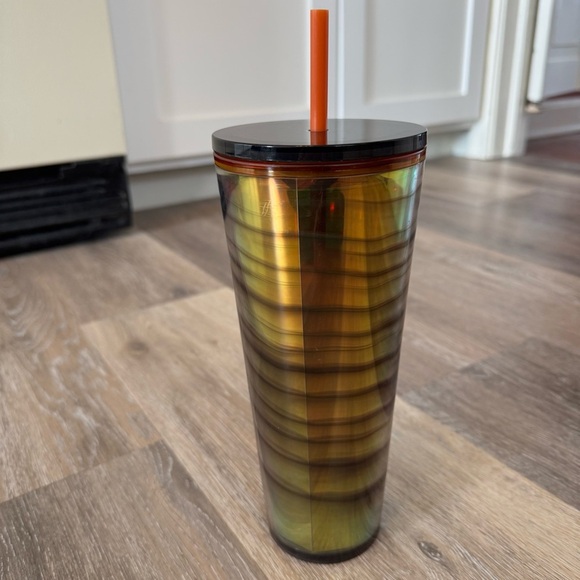 Starbucks Halloween 2020 Night Stripe Gold Tumbler Venti 24oz (TARGET EXCLUSIVE) - Picture 2 of 6